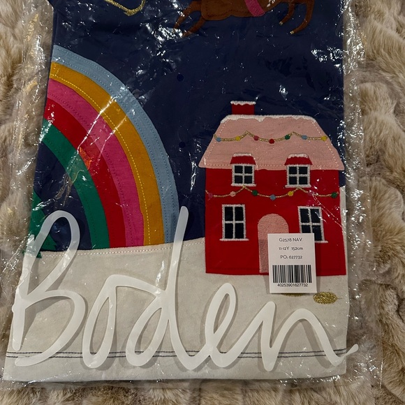 Mini Boden girls long sleeve tunic dress size 11-12 in excellent condition. - Picture 2 of 5